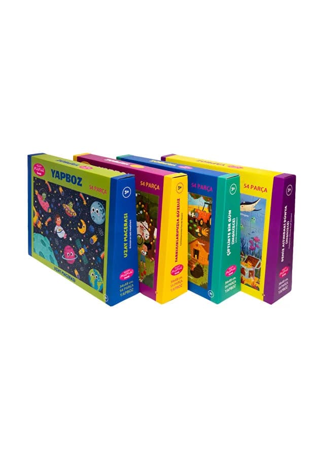  Melimelek Çocuk Yapboz Puzzle - Çiftlikte Bir Gün (İngilizce) (Ceyda Düvenci)