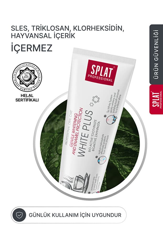 White Plus Beyazlatıcı Diş Macunu Hassas Dişler İçin Florürlü Leke Karşıtı 100 ml