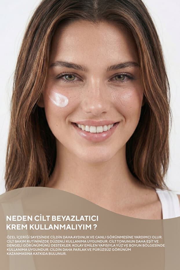 Cilt Beyazlatıcı Aydınlatıcı Leke Karşıtı Krem | Niacinamide, Alpha Arbutin, Tranexamic Acid 50 ml