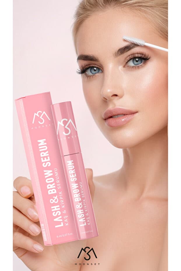 Kaş ve Kirpik Serumu – Güçlendirici, Uzatıcı ve Besleyici Vegan Bakım Serumu (8 ml)