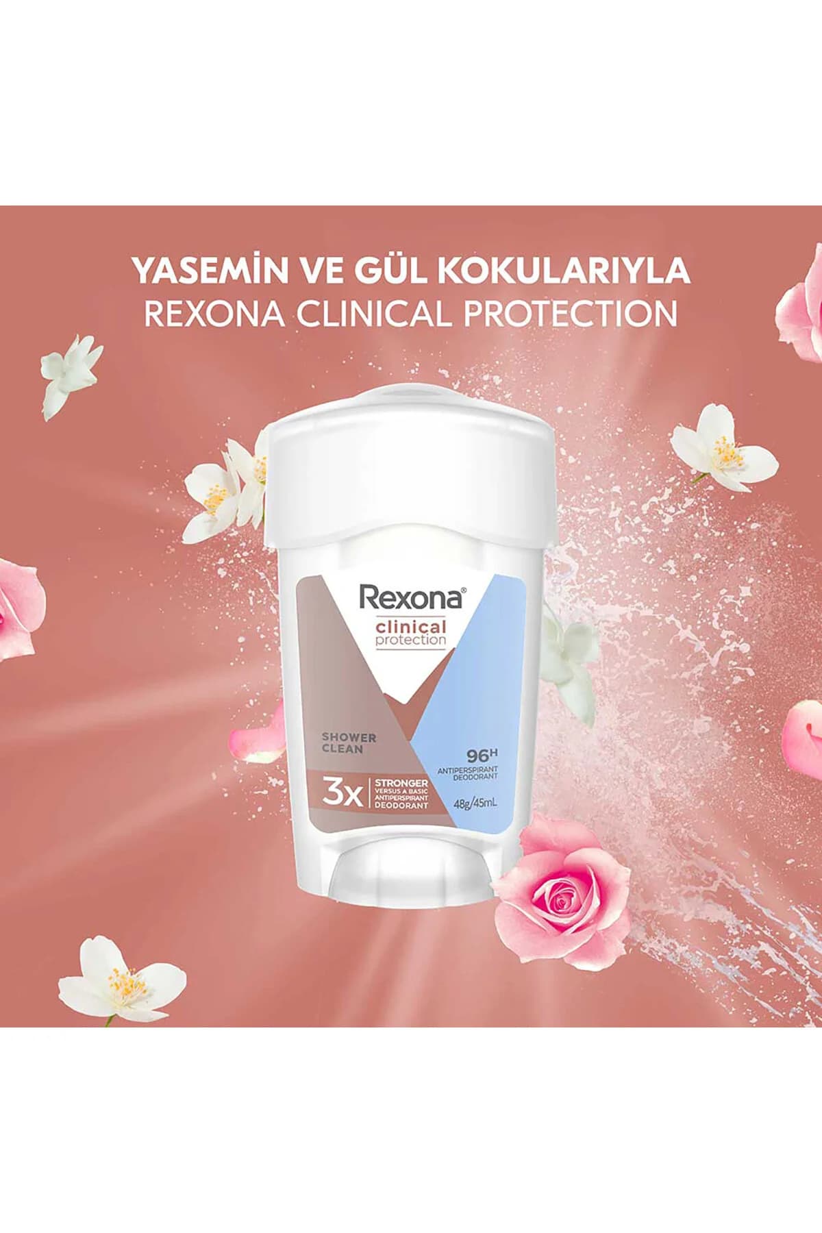 Clinical Protection Kadın Stick Deodorant Shower Clean