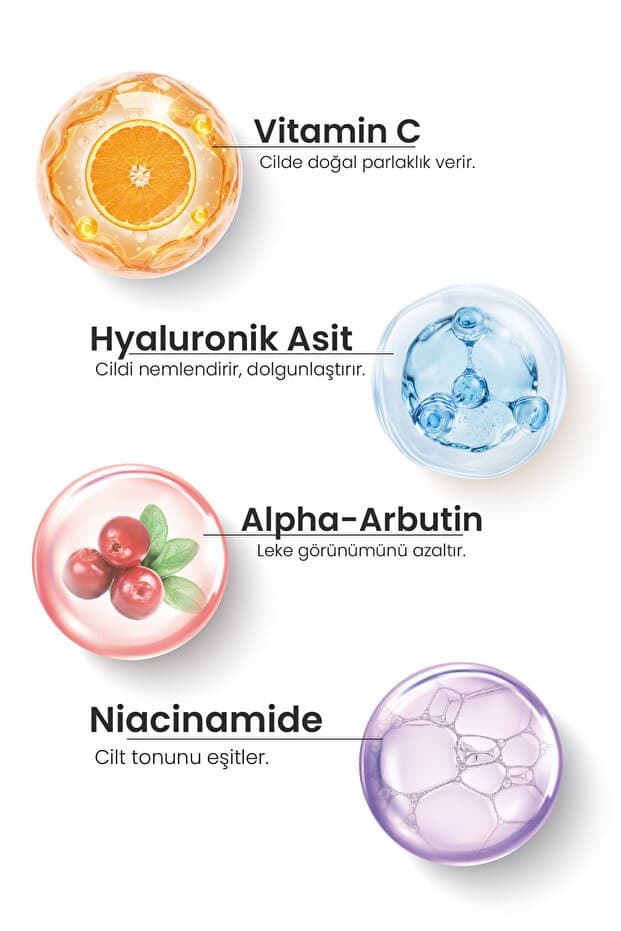 Leke karşıtı,Aydınlatıcı Radiance C Vitamini Serumu-30ml