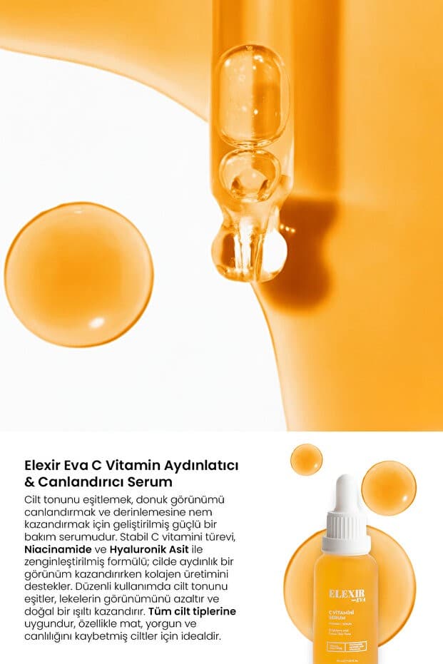 Leke karşıtı,Aydınlatıcı Radiance C Vitamini Serumu-30ml