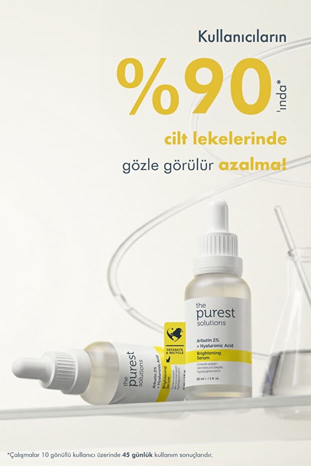 Aydınlatıcı ve Leke Görünümü Azaltıcı Arbutin Cilt Bakım Serumu 30 ml