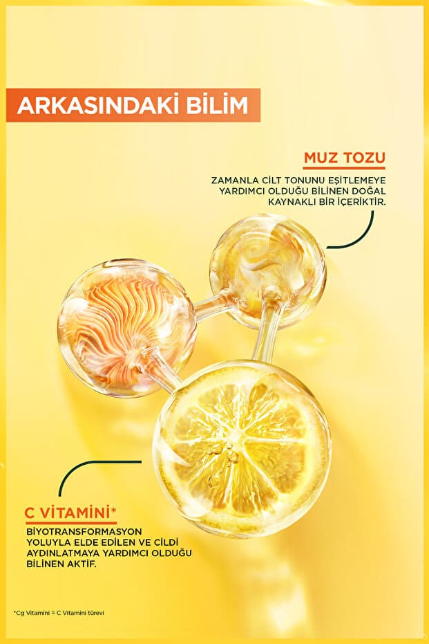 C Vitamini Aydınlatıcı Göz Kremi (Niasinamid + Kafein)
