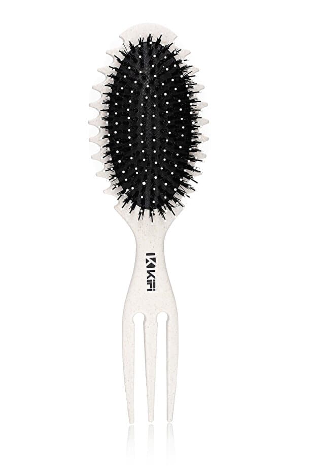 Magical Curl Saç Fırçası - Kıvırcık Tarağı Krem