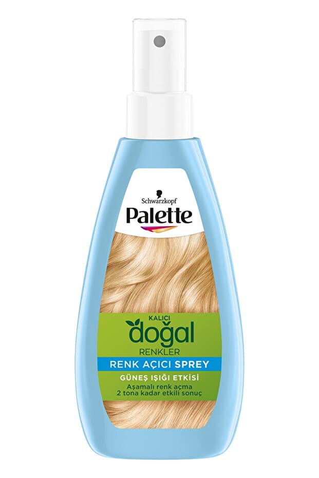 Schwarzkopf Palette Kalıcı Doğal Renkler Renk Açıcı Sprey Saç Boyası