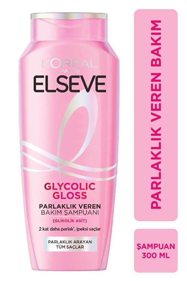 Glycolic Gloss Parlaklık Veren Saç Bakım Rutini Seti: Şampuan & Saç Kremi