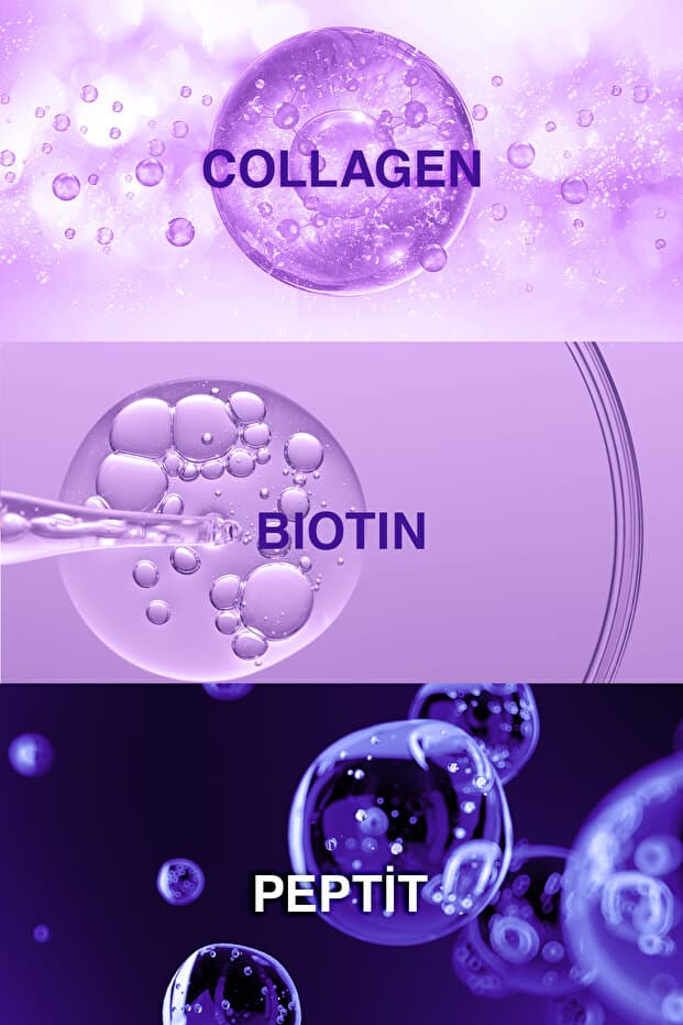 Collagen & Biotin Ekstra Hacim Şampuanı 3 X 300 ml 3 Al 2 Öde - Kolajen Biotin Ince Ve Seyrek Saçlar