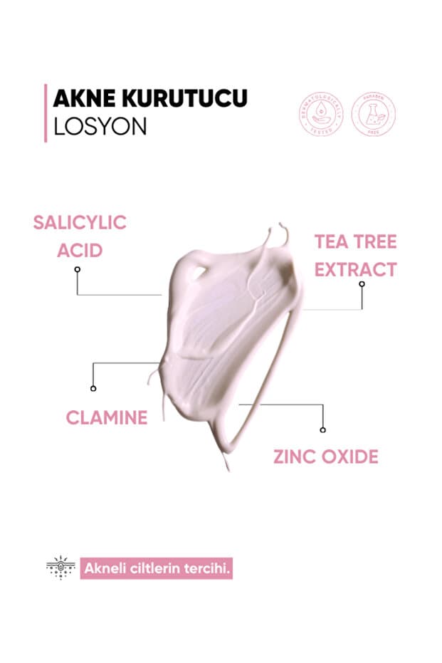 Akne Karşıtı Sivilce Kurutucu Losyon