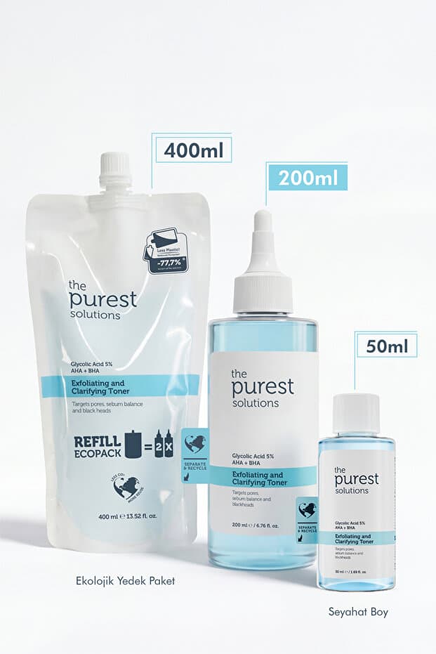 Canlandırıcı ve Gözenek Sıkılaştırıcı Glikolik Asit Tonik 200 ml