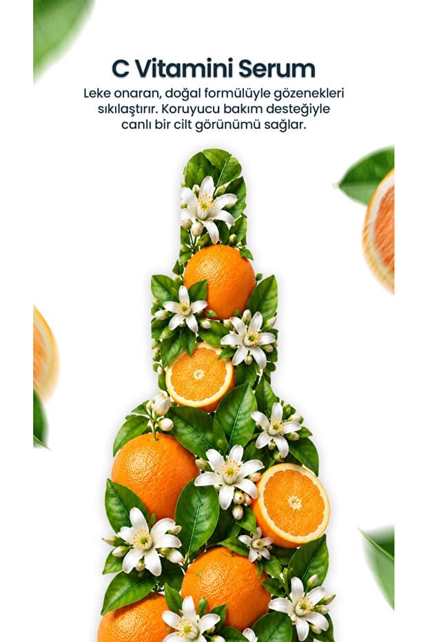 Leke Karşıtı Gözenek Sıkılaştırıcı Aloe Vera Aydınlatıcı Jel-C vitamini Serum-Keten Tohumu