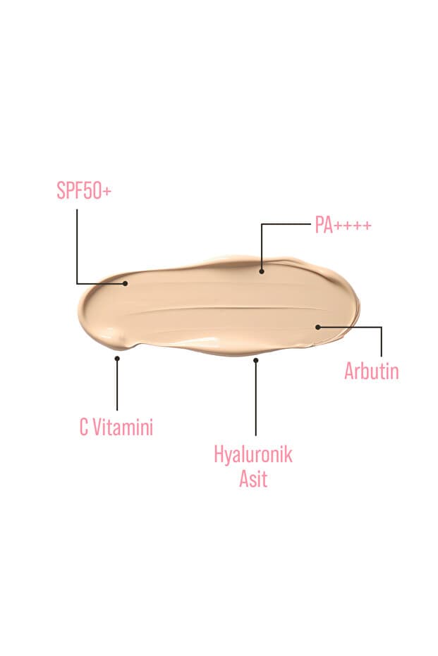 SPF50+ PA++++ Kapatıcı BB Krem Light 50 ml | Leke Karşıtı, Aydınlık Cilt Görünümü | UVA+UVB Koruma