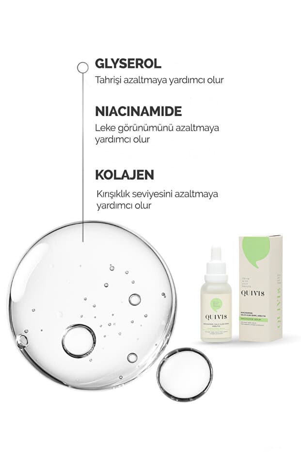 Akne Sivilce ve Siyah Nokta Karşıtı Niacinamide Serum 30 ML