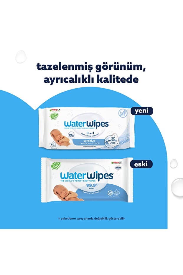 Doğal Bio Yenidoğan Islak Mendil 12×60 Adet (720 Yaprak)