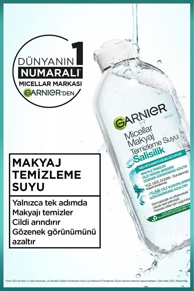 Salisilik Micellar Makyaj Temizleme Suyu 400ML