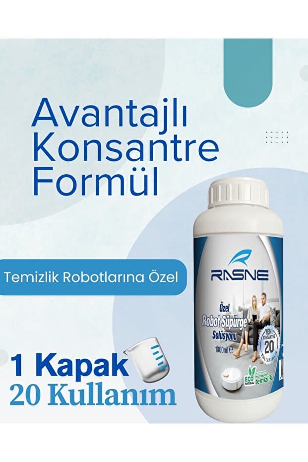 Konsantre Robot Süpürge Solüsyonu 1000 ml