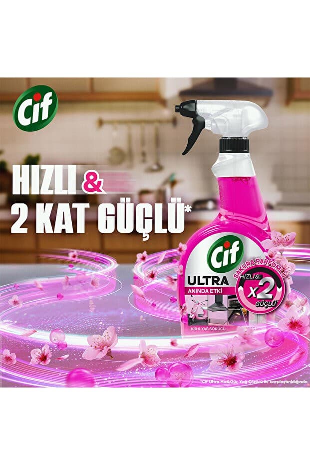 Ultra Sprey Sakura Parfümlü 1025 ml x1 + Krem Sakura Parfümlü 750 ml x1 + GPC Sakura x1