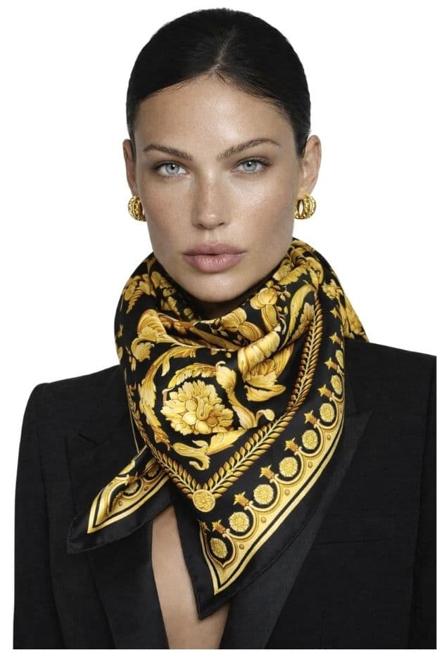 Twill İpek Eşarp Barok