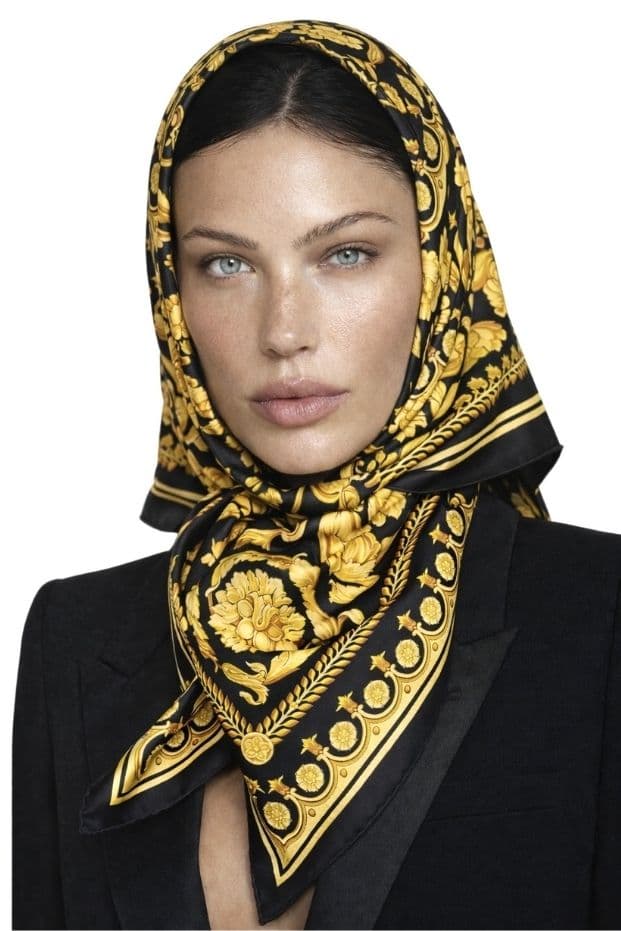 Twill İpek Eşarp Barok