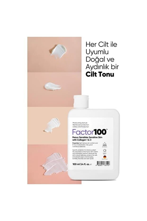 Factor 100 Güneş Kremi Spf50 100 ml