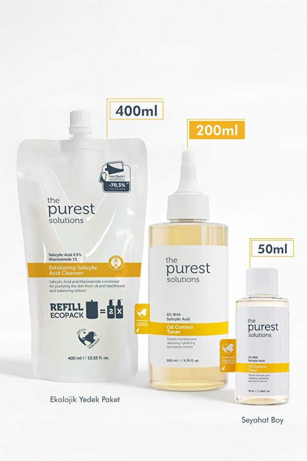 Yağlı Ve Karma Ciltler için ve Siyah Nokta Karşıtı Salisilik Asit Tonik 200 ml