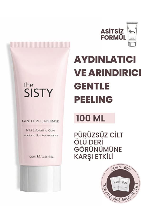 Asitsiz Peeling Maskesi – Ölü Deri Görünümüne Karşı 100 ml