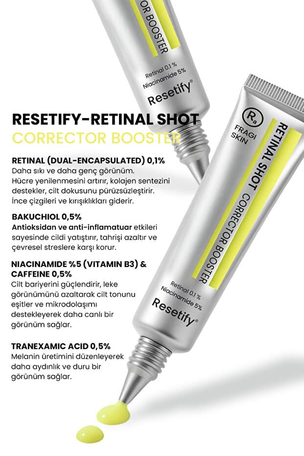 RESETIFY Retinal (%0,1) Shot Corrector Booster Krem 20 ML